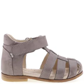 (1093-6) Emel grey closed sandals