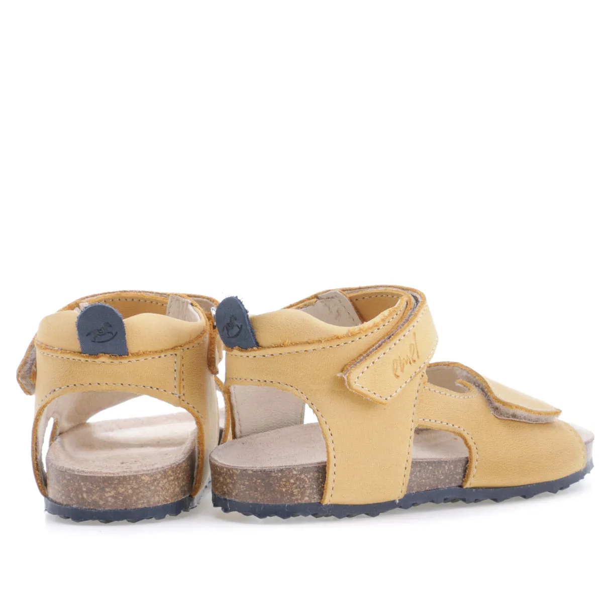 (2508-27/2509-27) Emel yellow velcro sandals