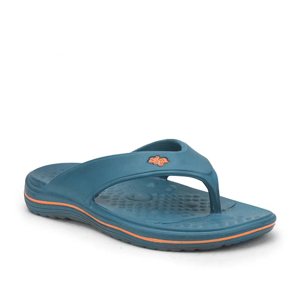 A-HA Casual Teal Blue Flip Flop For Men BEACHTIME By Liberty