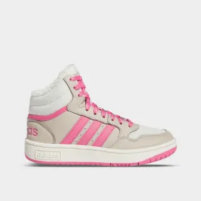 Adidas Youth Hoops Mid 3.0 Sneaker Beige/Multi _ 173824 _ Beige