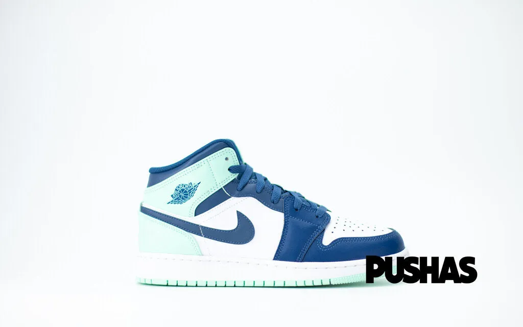 Air Jordan 1 Mid 'Blue Mint' GS (2022)