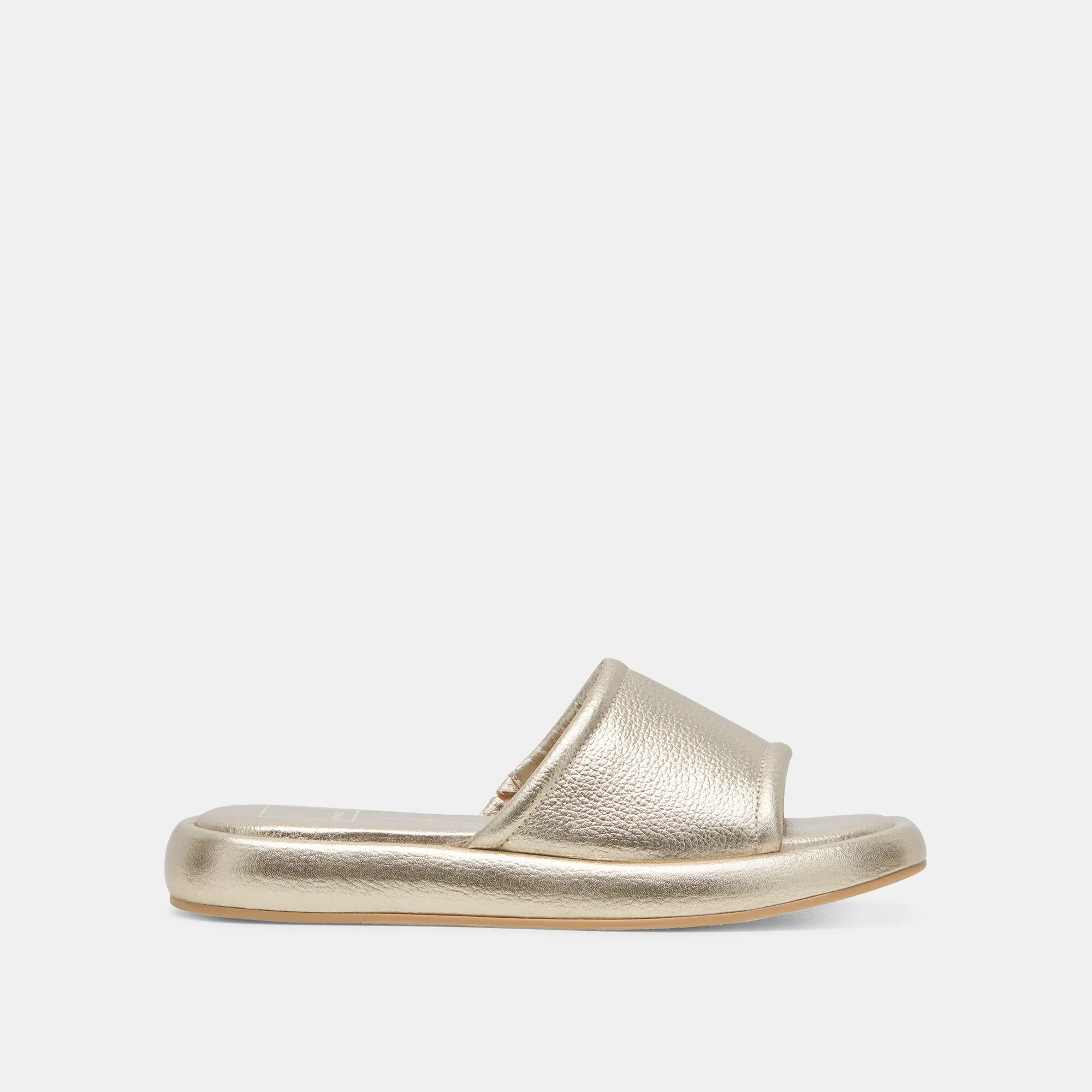 AISHA SANDALS GOLD METALLIC LEATHER