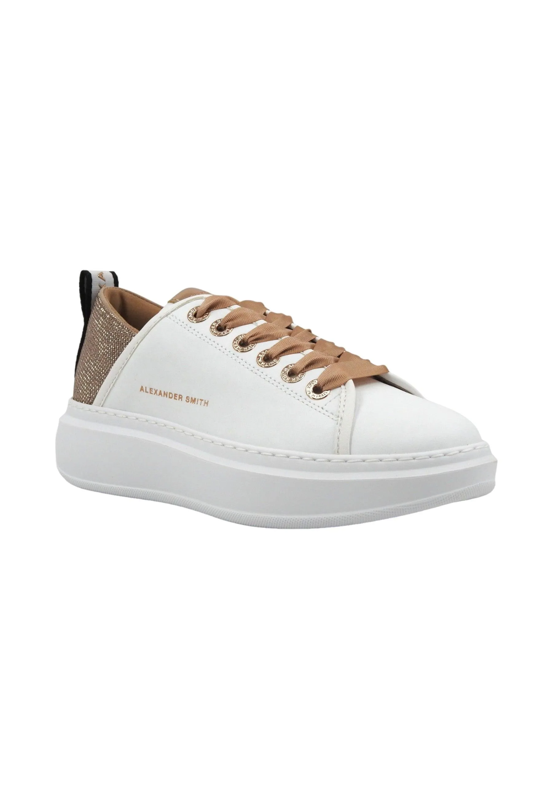 ALEXANDER SMITH Wembley Sneaker Donna White Copper WYW0495