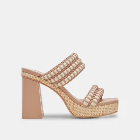 ALFRED HEELS IVORY MULTI STELLA