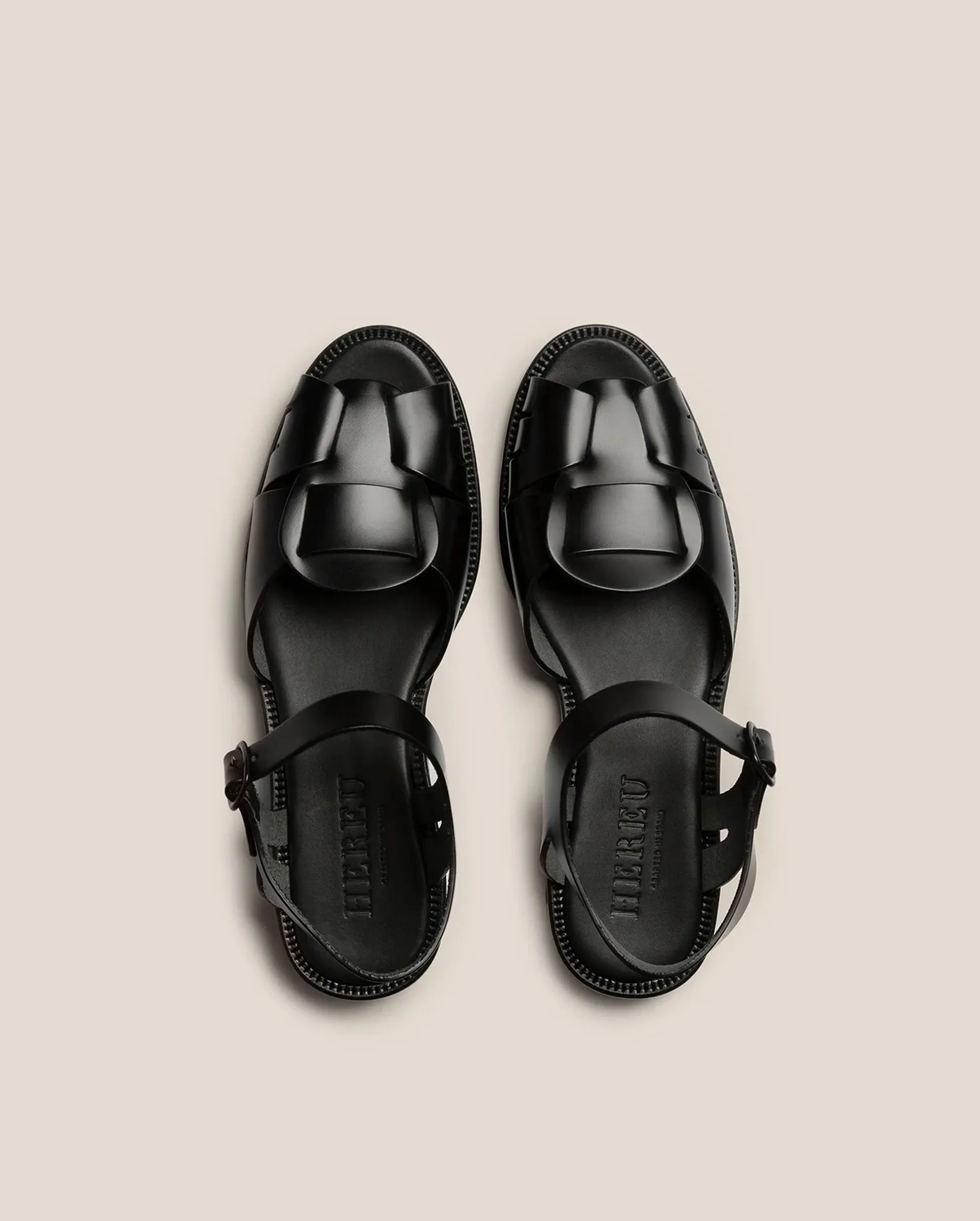 ANCORA FISHERMAN SANDAL / BLACK