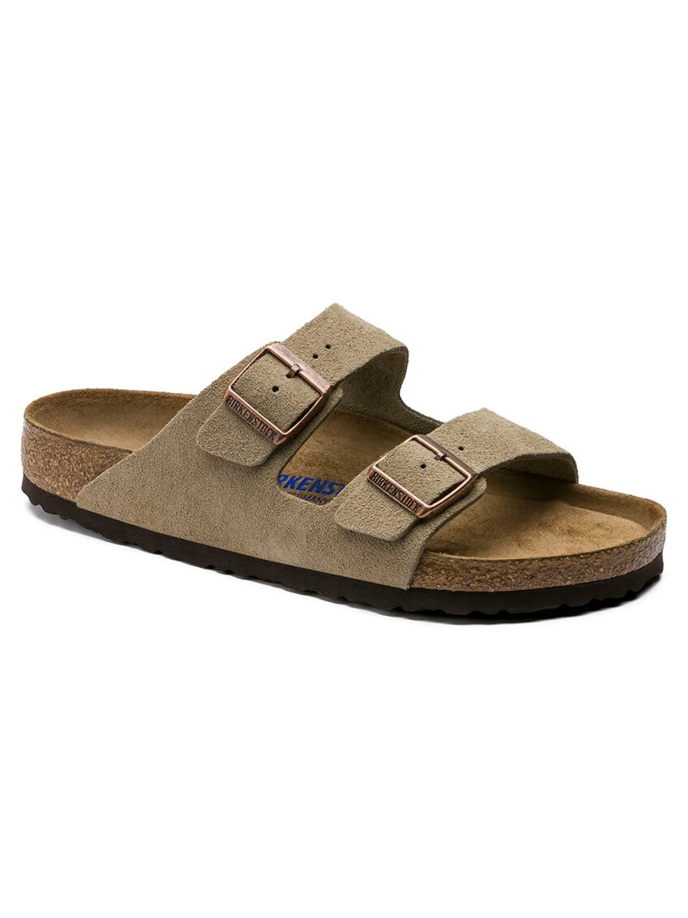 Arizona Soft Footbed Suede N Taupe Sandals