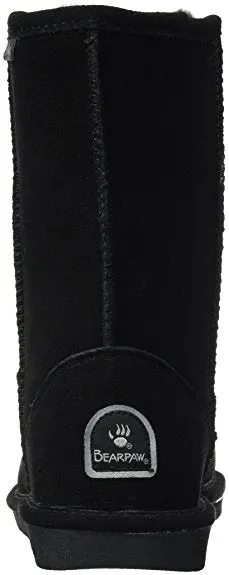 Bearpaw Emma Short Black  Sheepskin Comfortable Boots