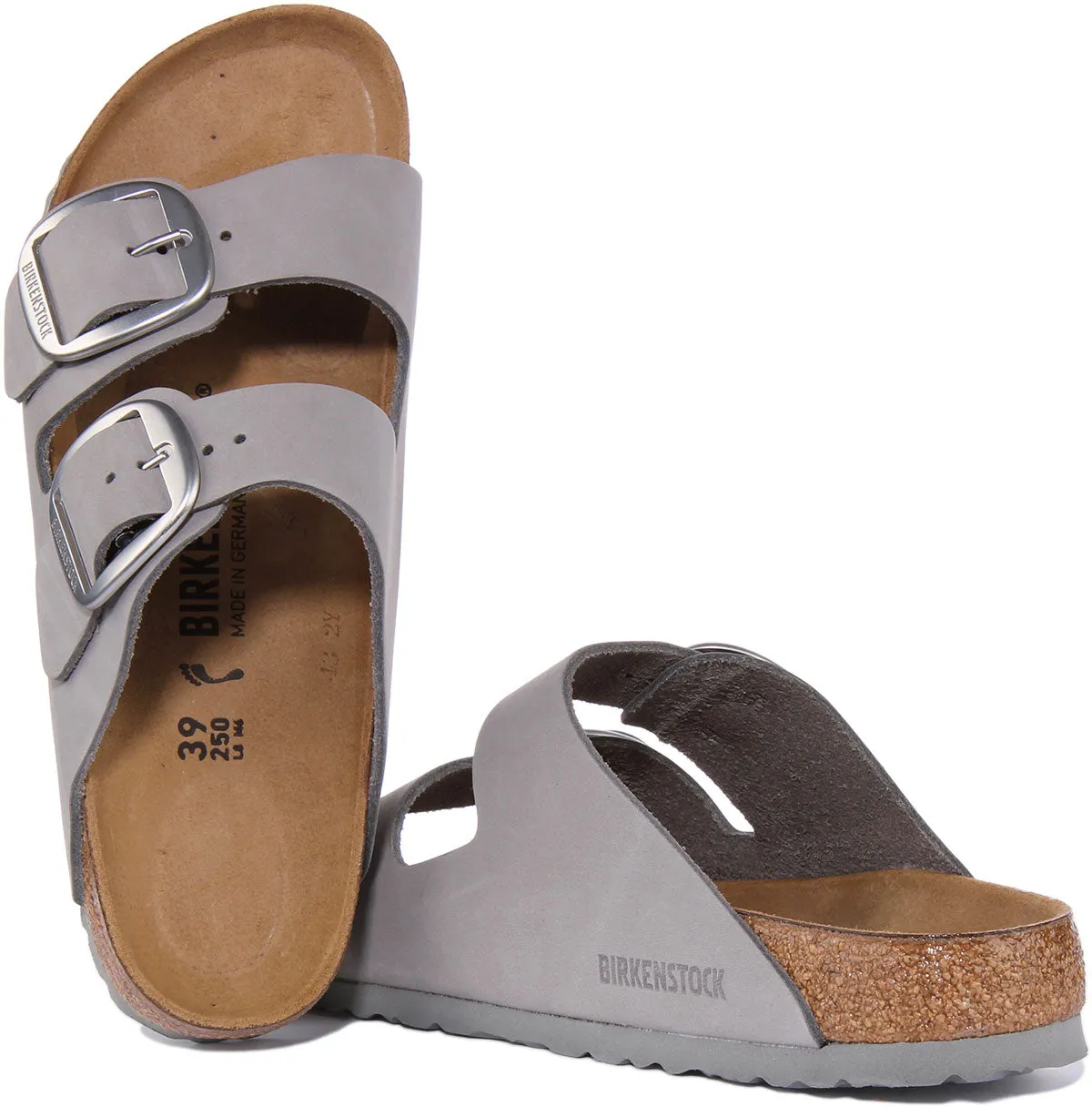 Birkenstock Arizona In Grey For Unisex | Narrow Fit