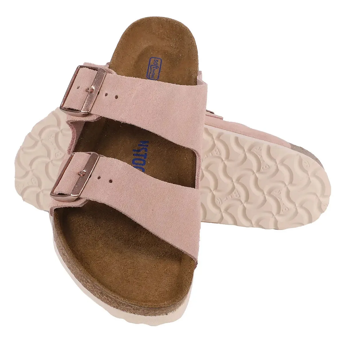 Birkenstock Arizona Soft Footbed Suede Leather Sandals