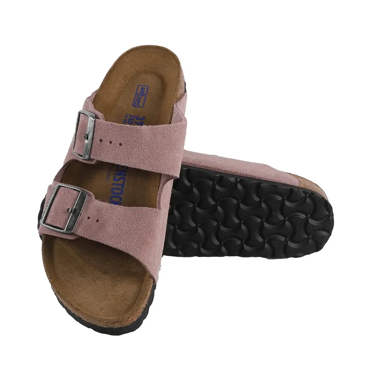 Birkenstock Arizona Soft Footbed Suede Leather Sandals