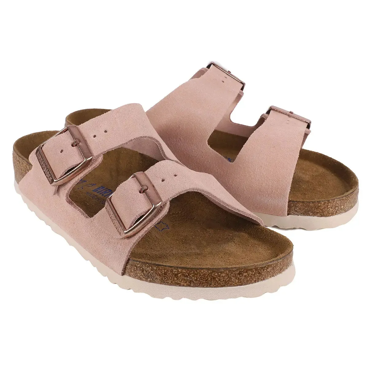 Birkenstock Arizona Soft Footbed Suede Leather Sandals