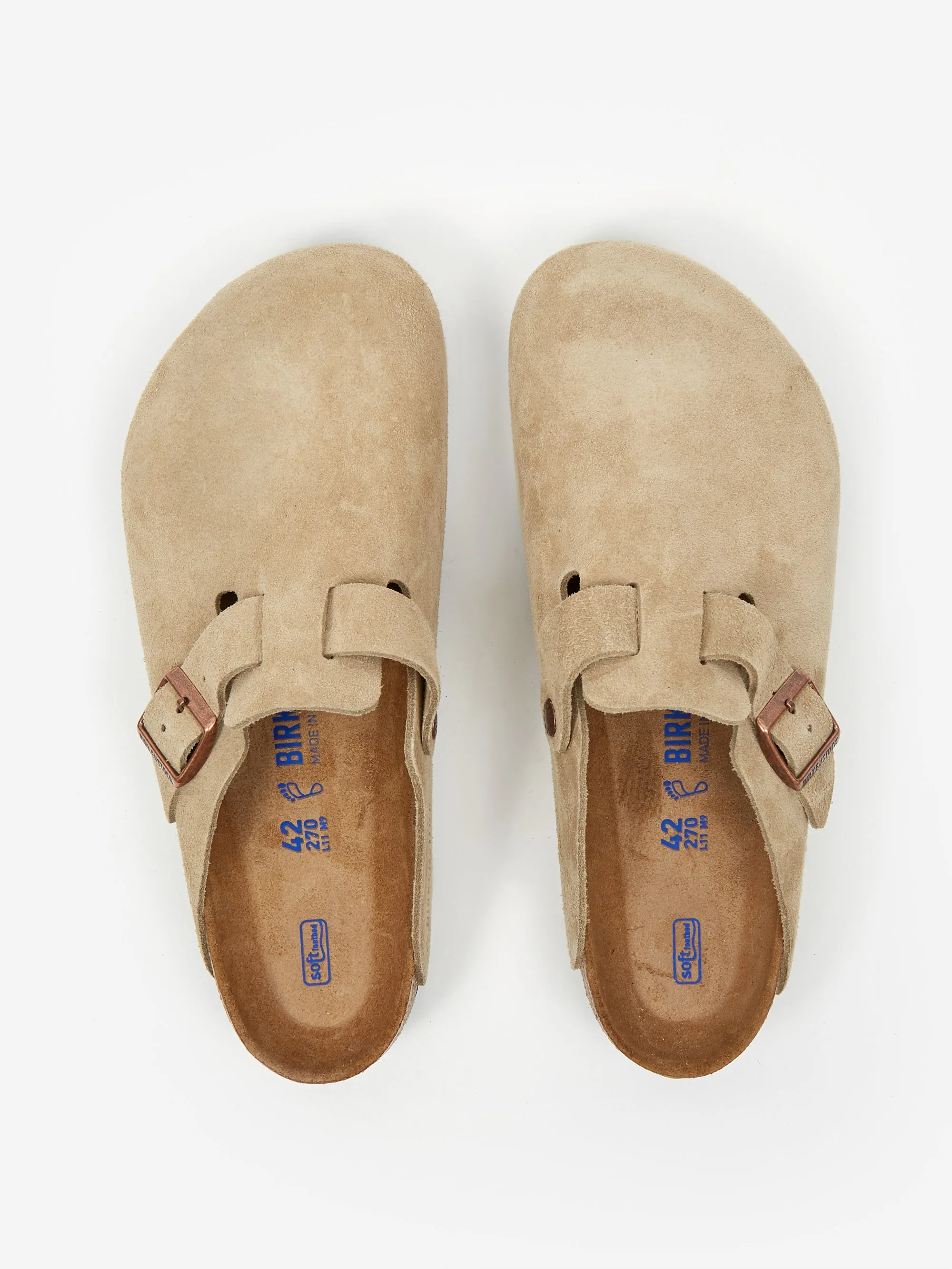 Birkenstock Boston Suede - Taupe