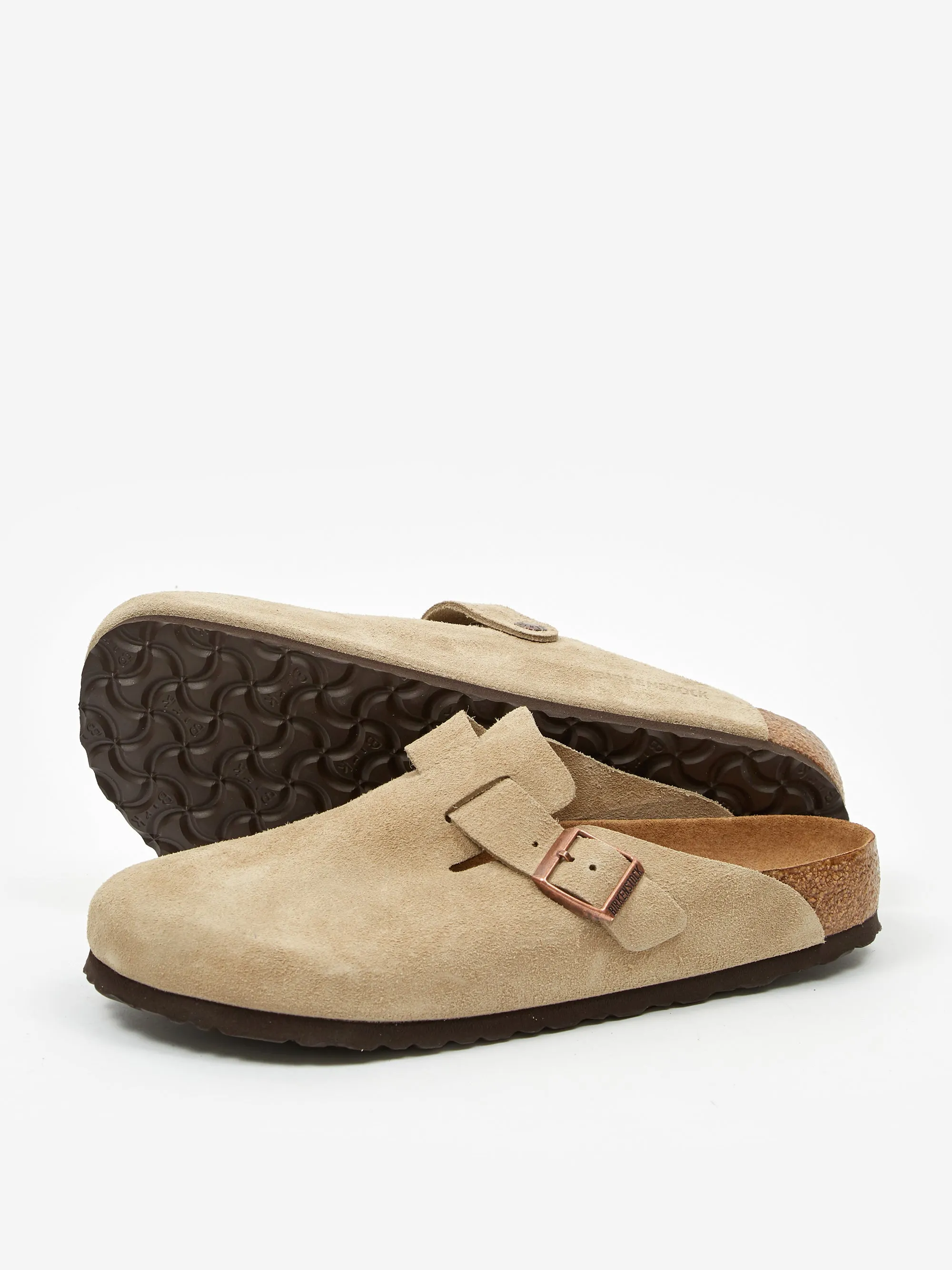 Birkenstock Boston Suede - Taupe