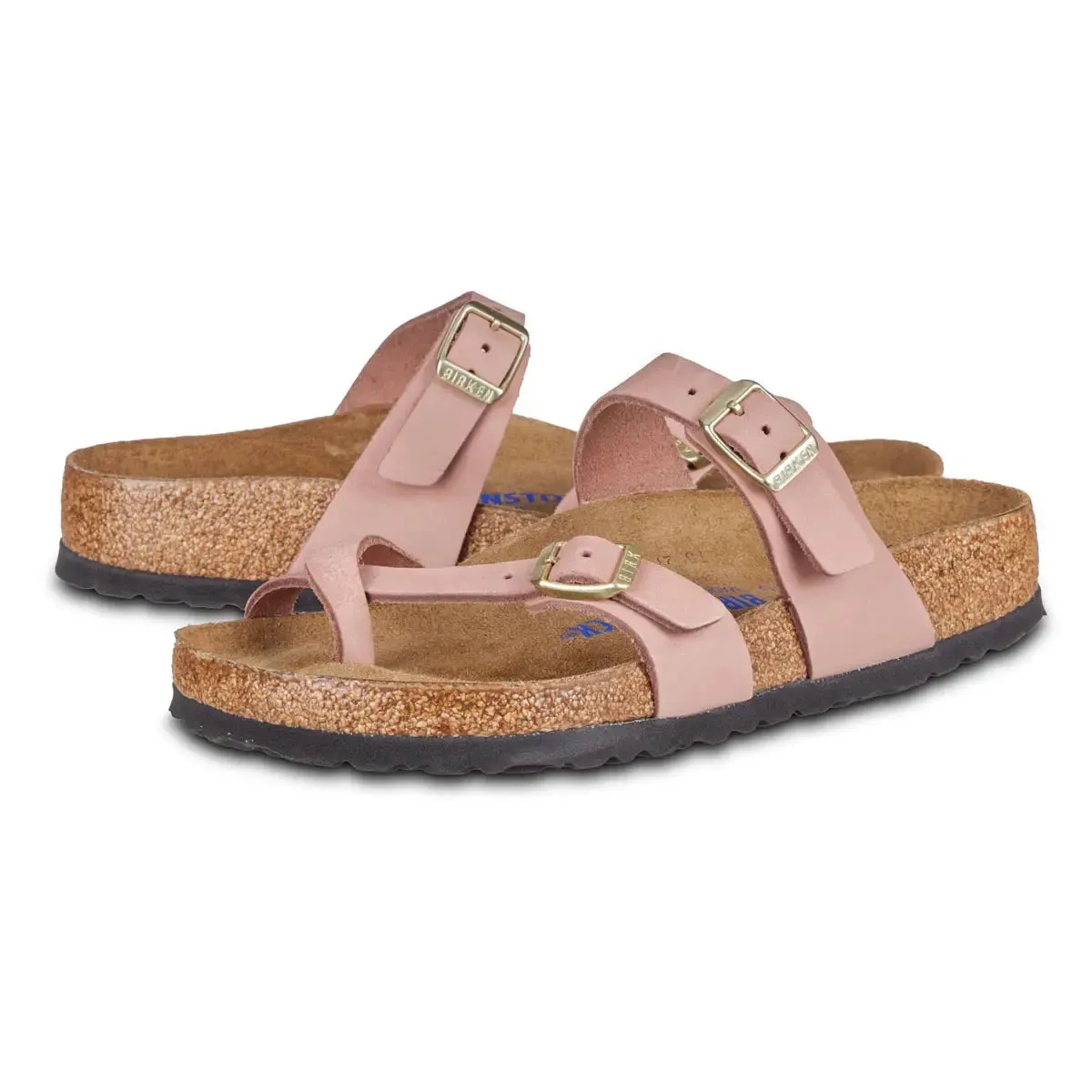 Birkenstock Mayari Soft Footbed Nubuck Leather Sandals