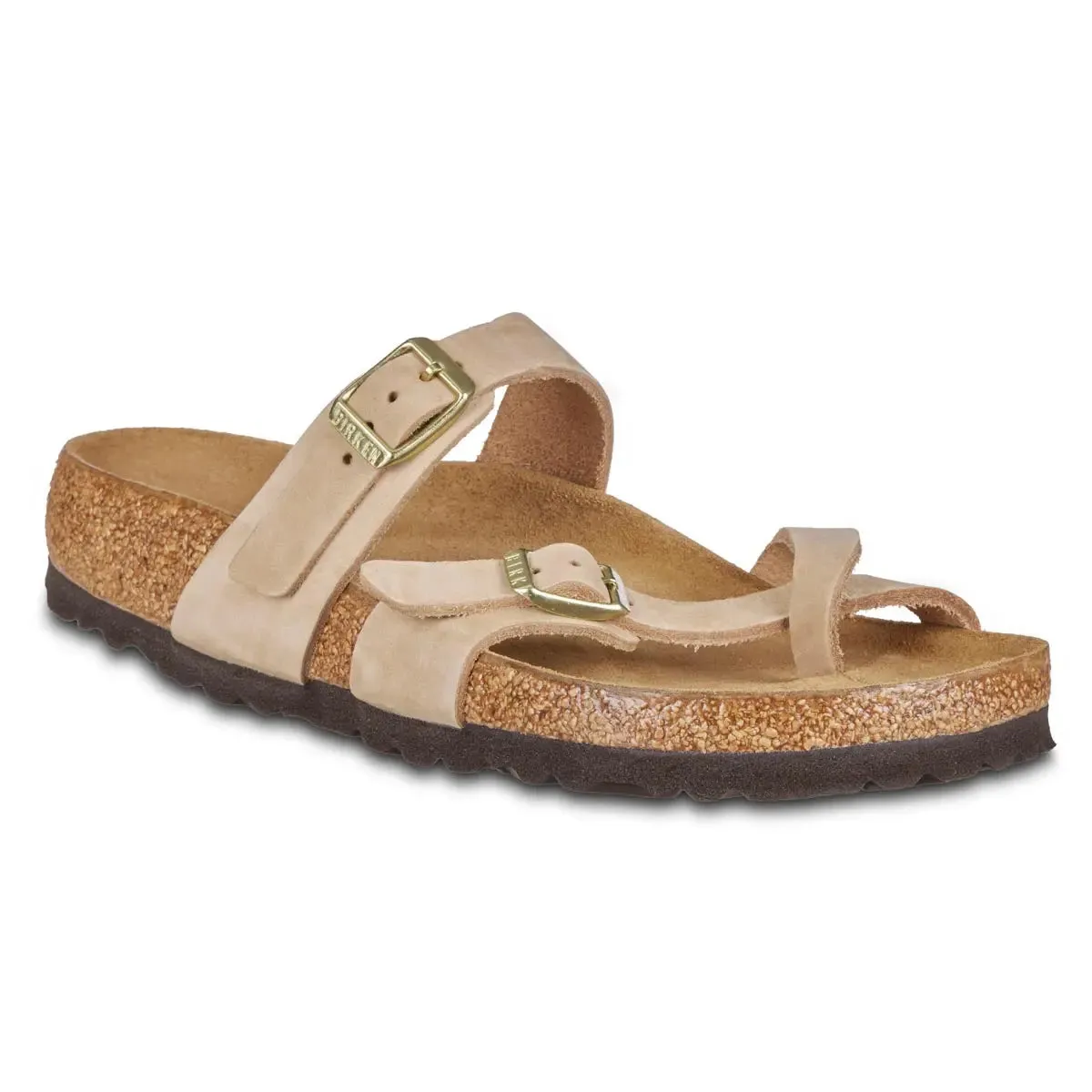 Birkenstock Mayari Soft Footbed Nubuck Leather Sandals