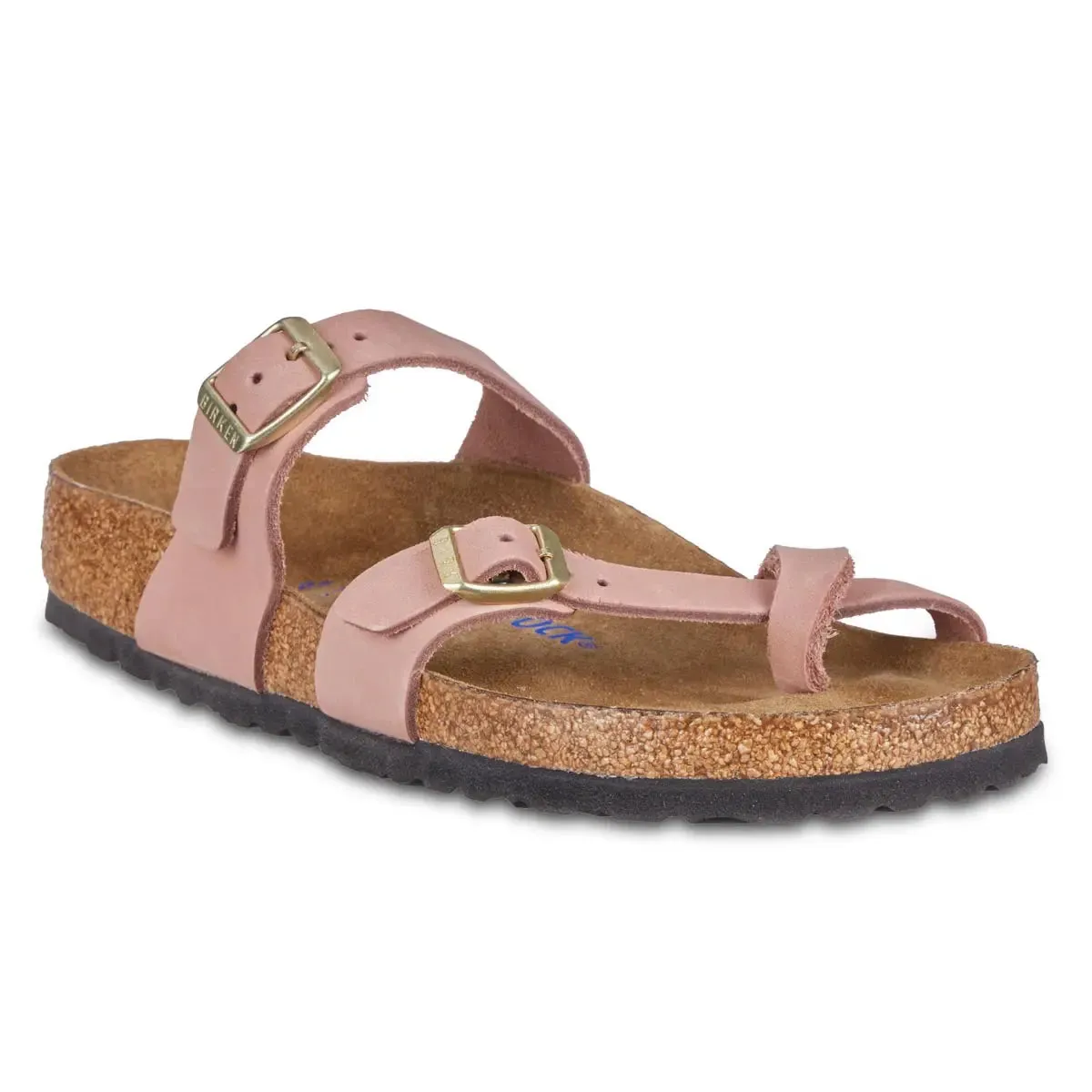 Birkenstock Mayari Soft Footbed Nubuck Leather Sandals