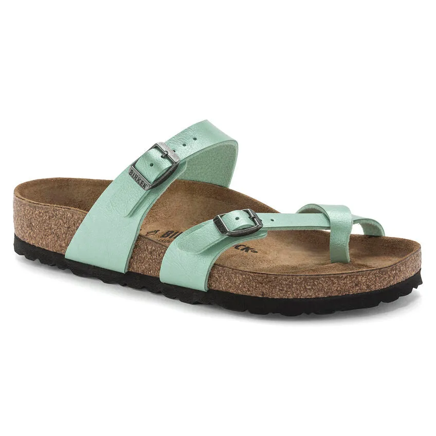 'Birkenstock USA' Women's Mayari Birko-Flor Sandal - Graceful Matcha