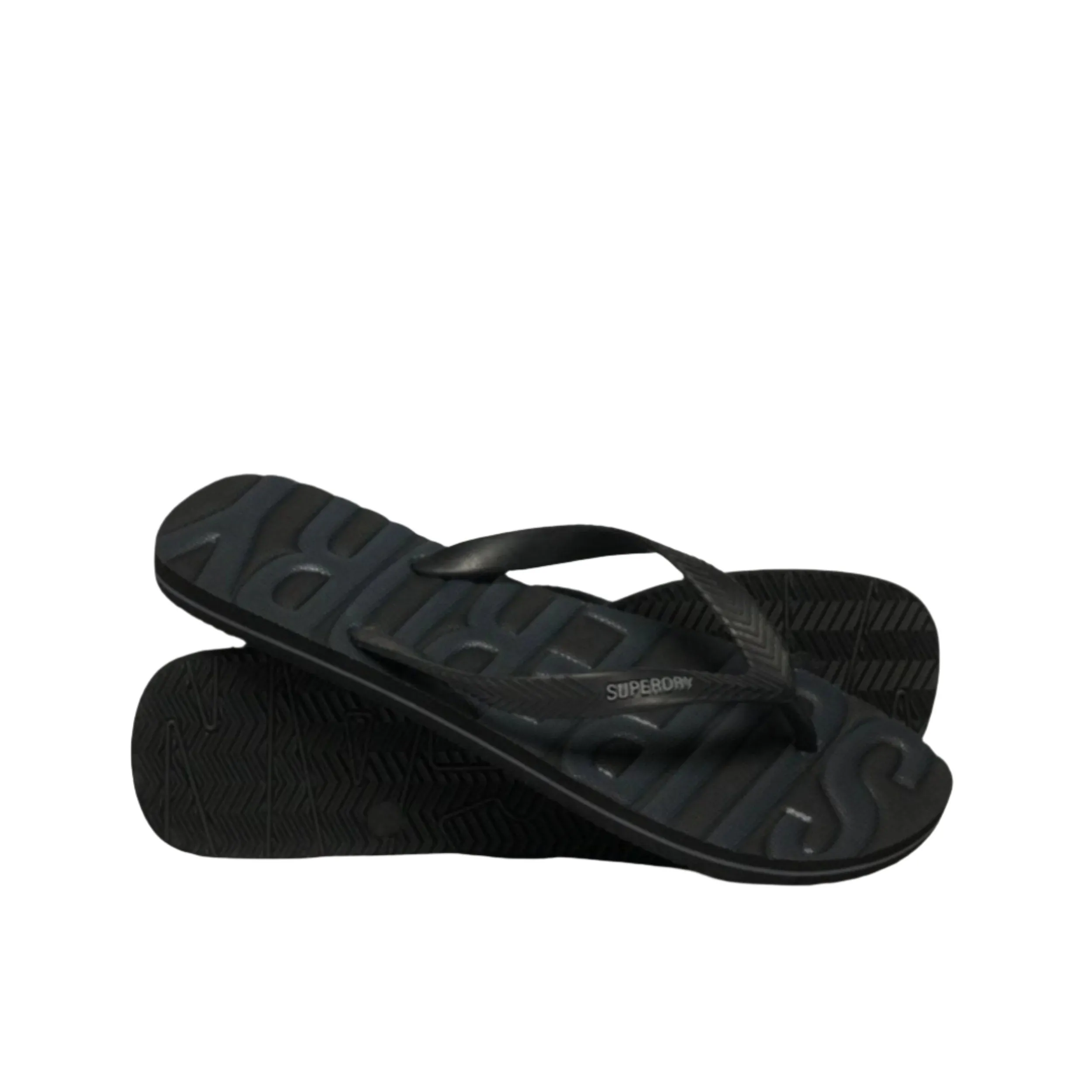 Black Tonal Vintage Vegan Flip Flop