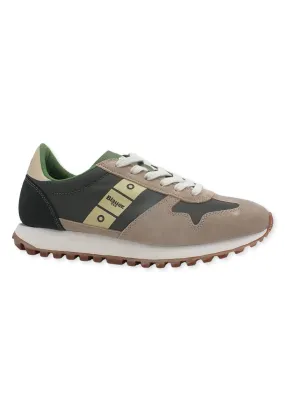 BLAUER Dawson02 Sneaker Uomo Beige Green F2DAWSON02