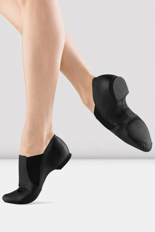 Bloch Ladies Black Elasta Jazz Booties