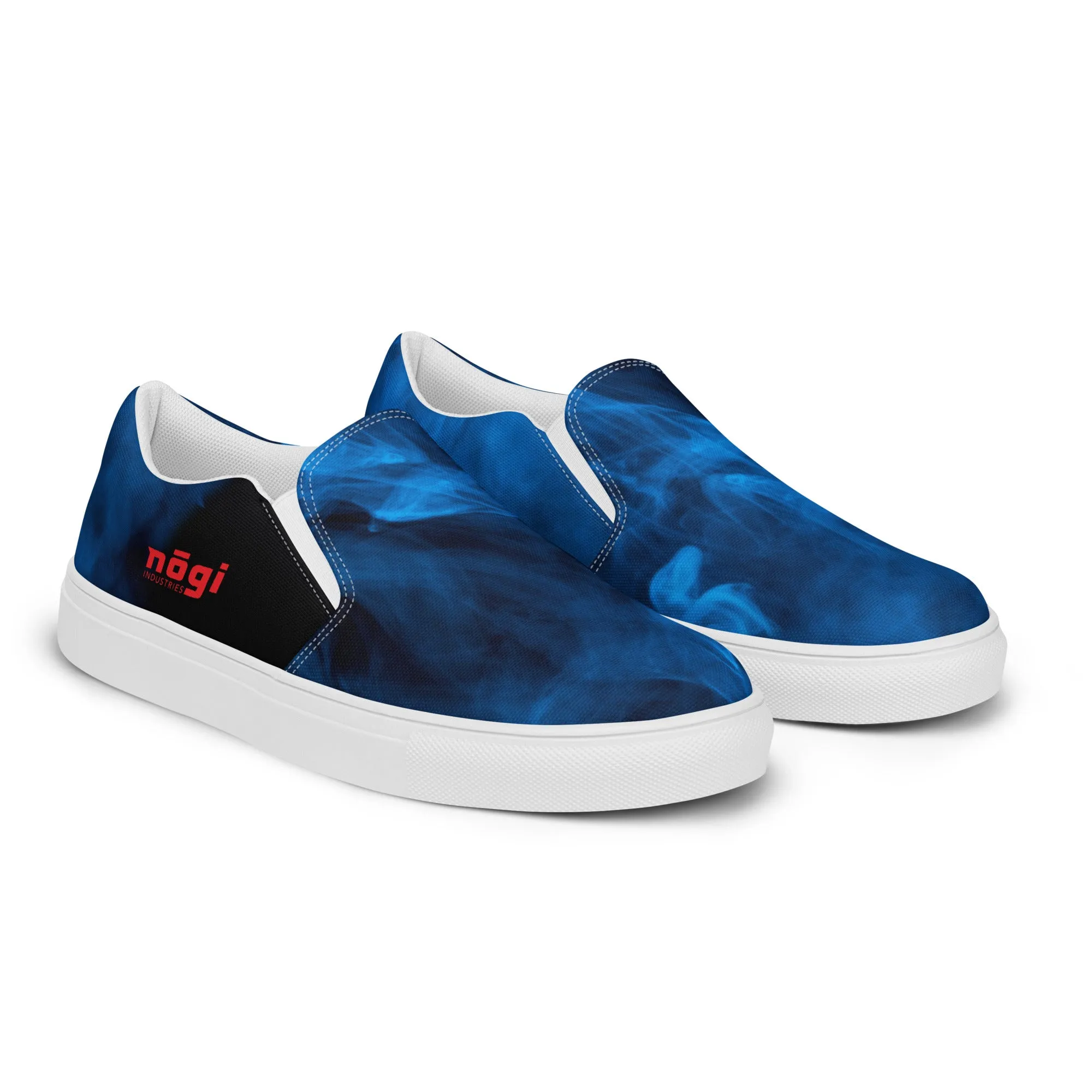 Blue Smoke Men’s Slip-on Canvas Shoes