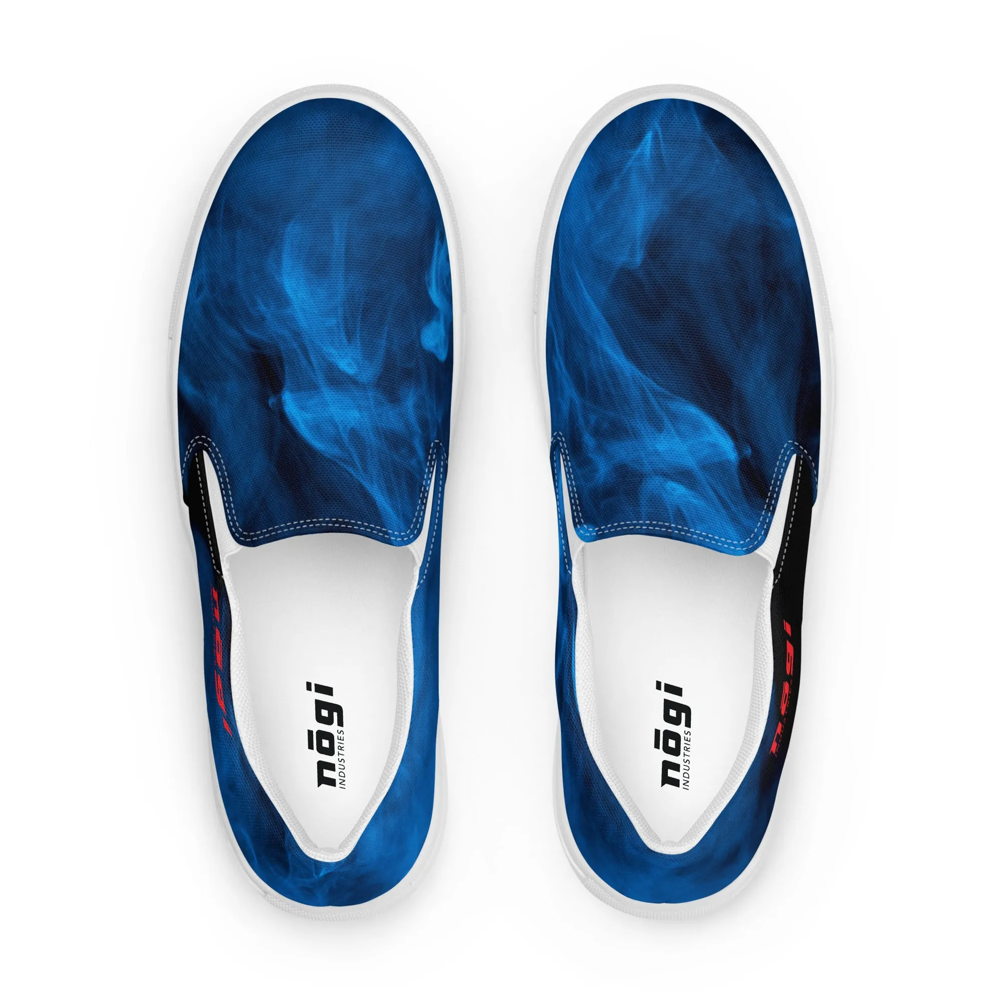 Blue Smoke Men’s Slip-on Canvas Shoes