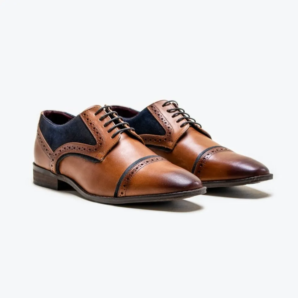 Braga Tan Brogue Shoes