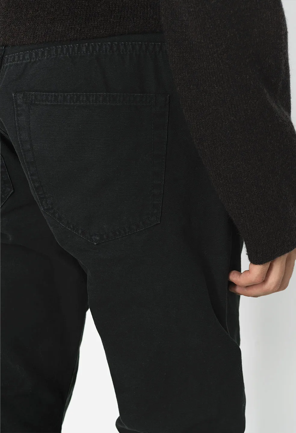 Caribou Bootcut / Washed Canvas Black