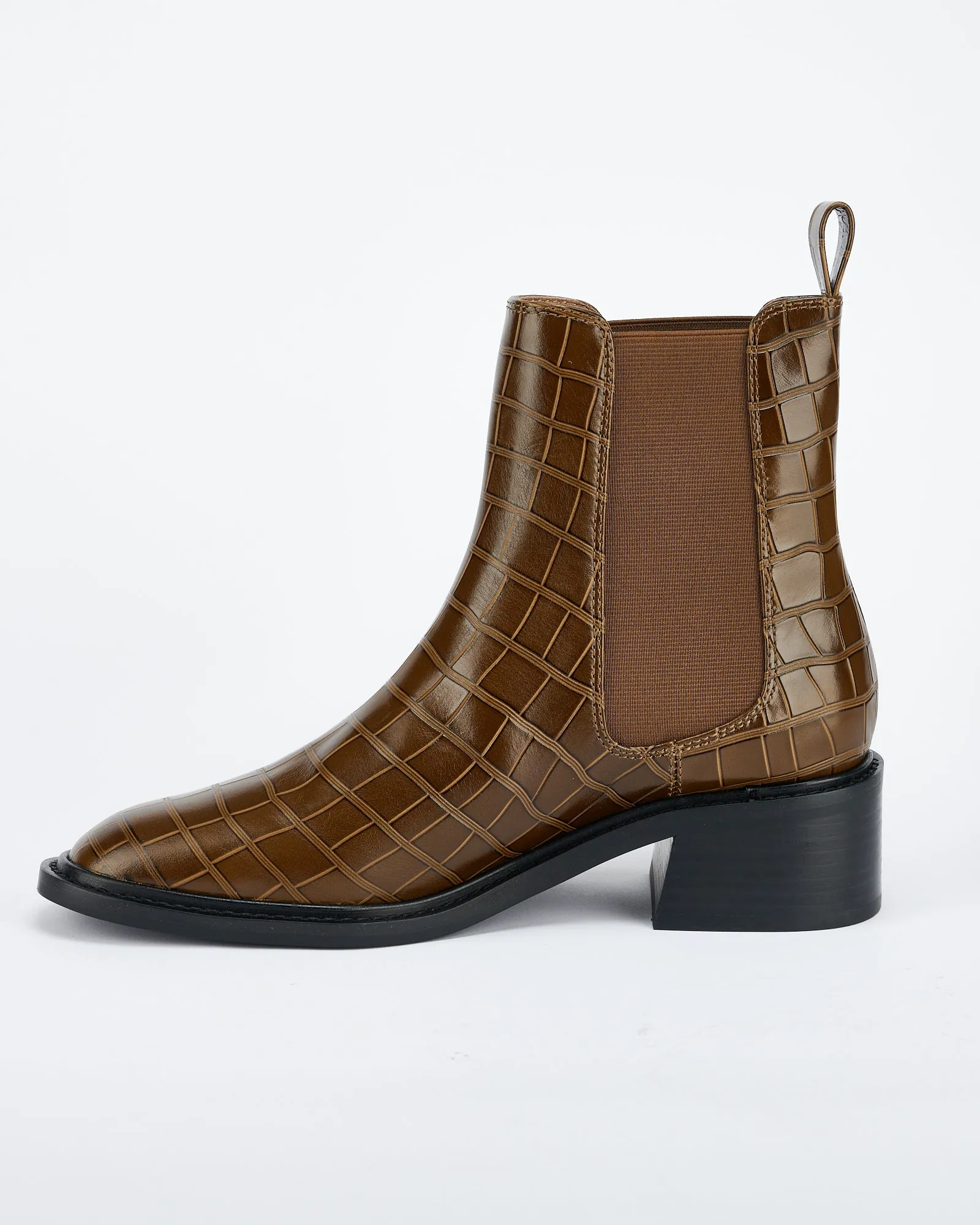 Chelsea Boot Olive Croc