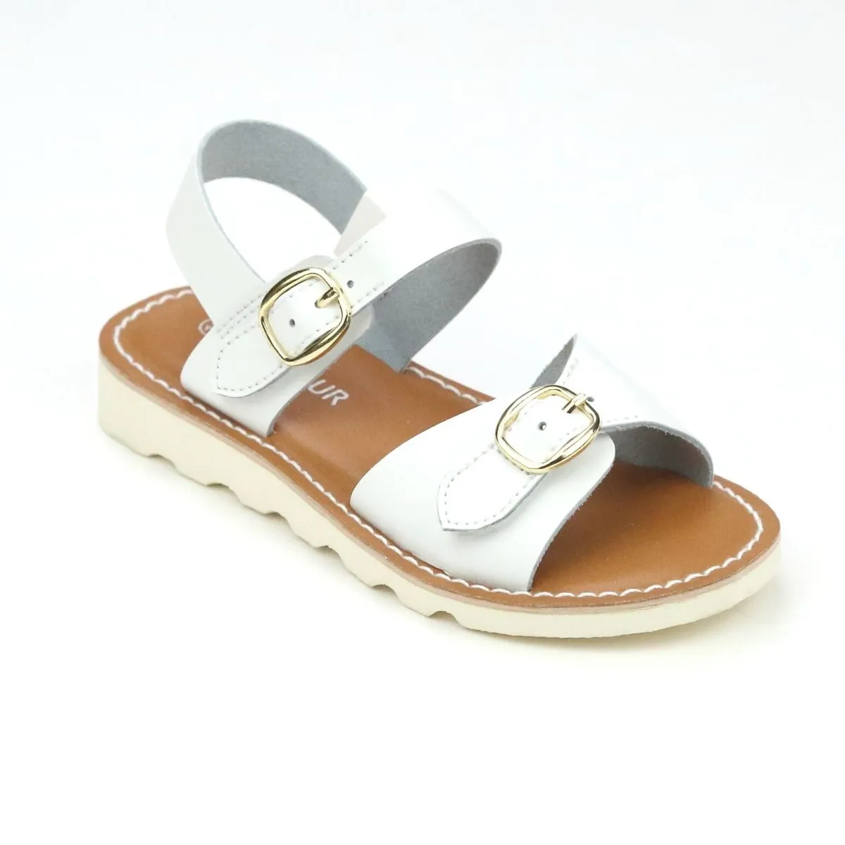 Classic Girls Hera Buckled Leather Sandal