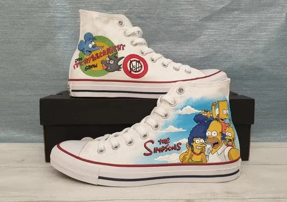 Converse All Star Personalizzata The Simpson 1