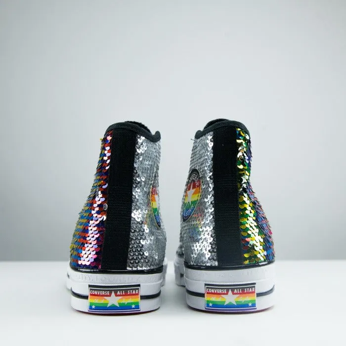 Converse Chuck 70 High Pride Sequined