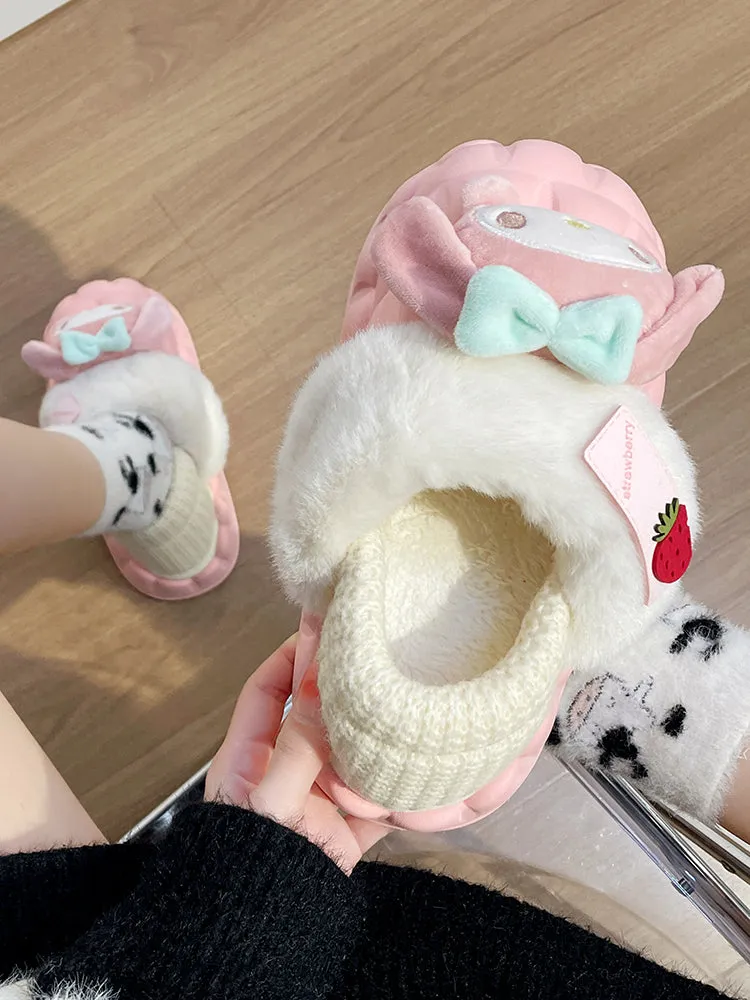 Cute cartoon cotton slippers PL52905