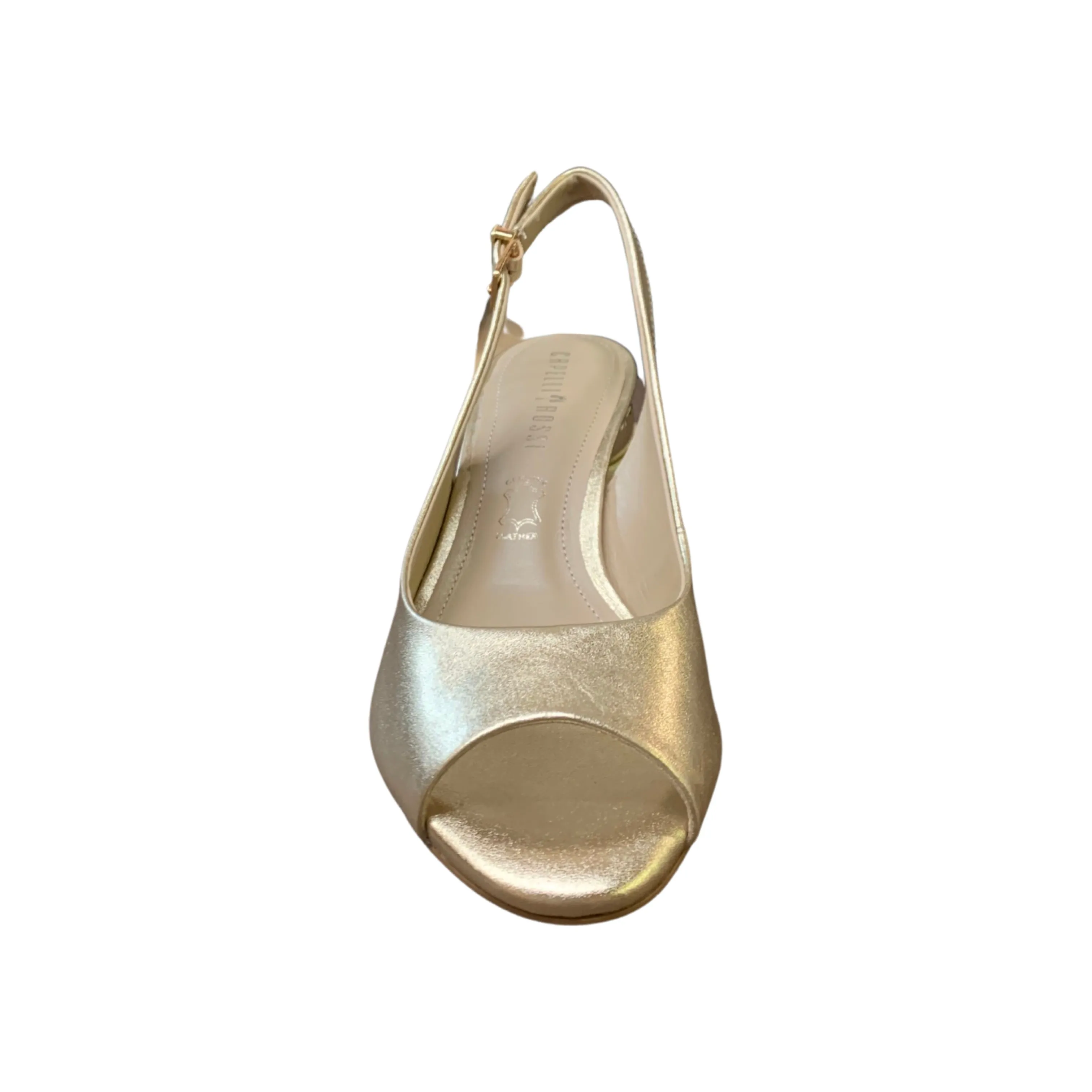 Dekota Gold Sling Back Sandal