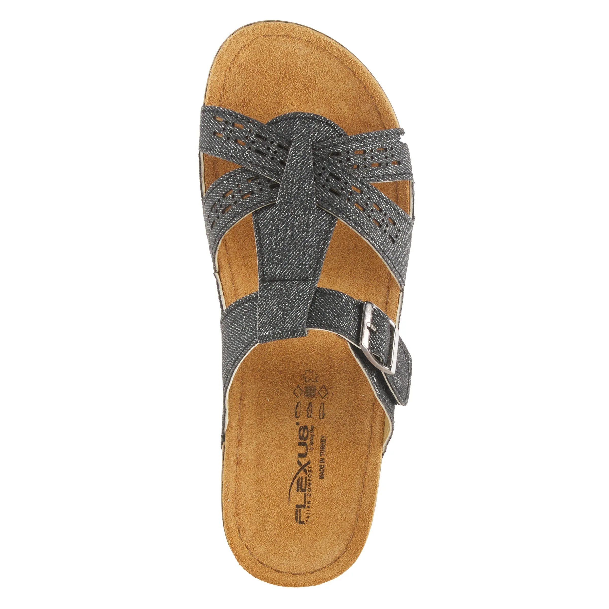 FLEXUS NERY-JEANS SLIDE SANDAL