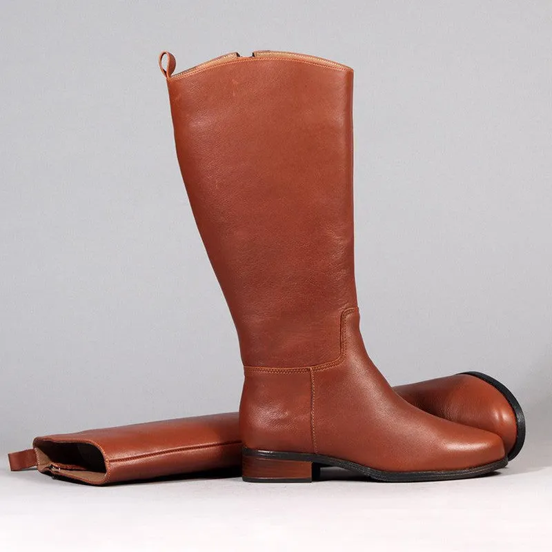 Froggie Tory Leather Boot - Chestnut