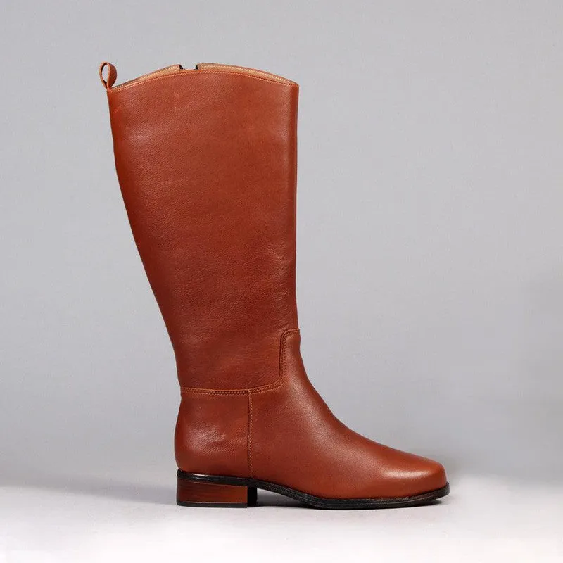 Froggie Tory Leather Boot - Chestnut