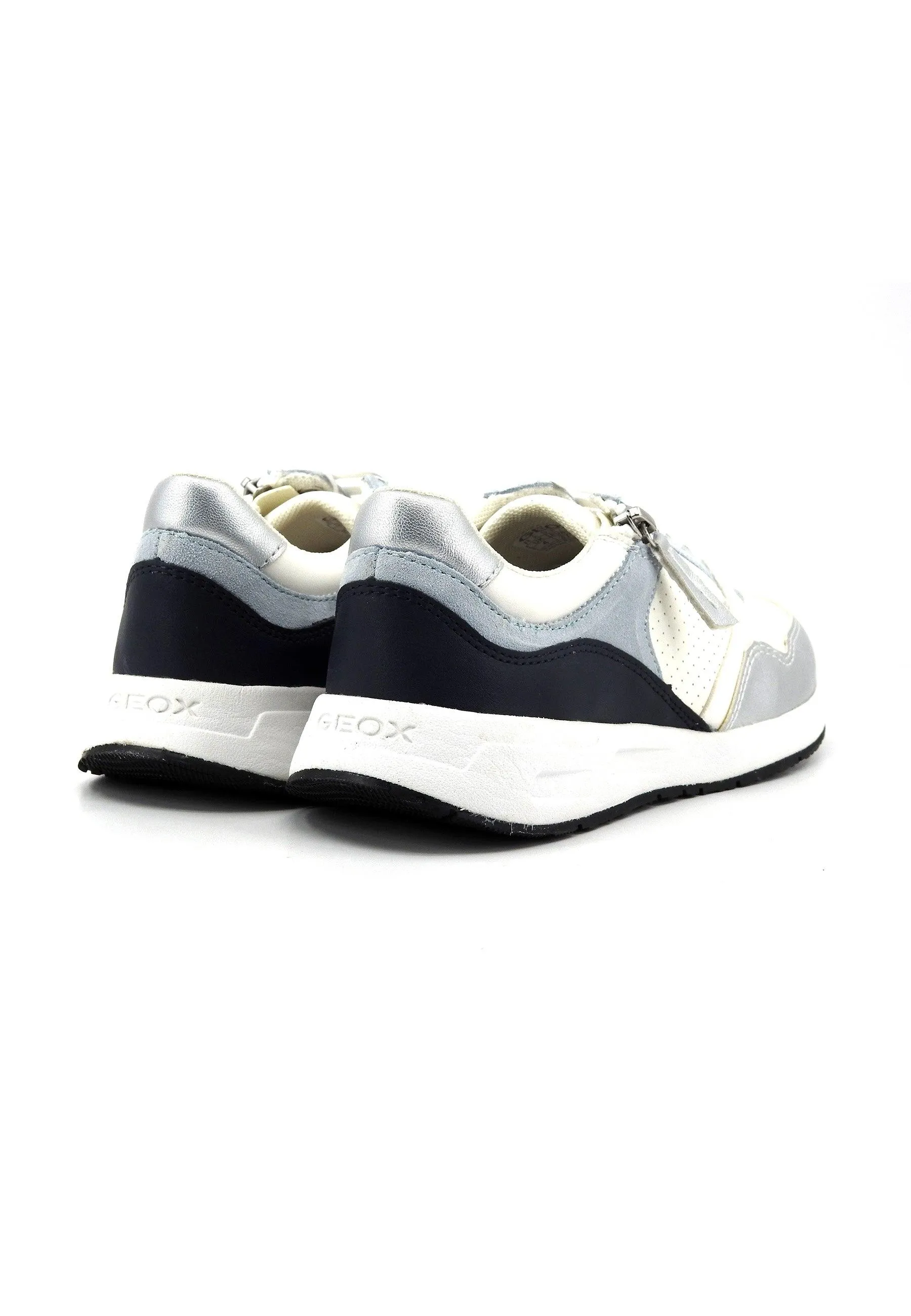 GEOX Bulmya Sneaker Donna White Blue D36NQB0BCC0270