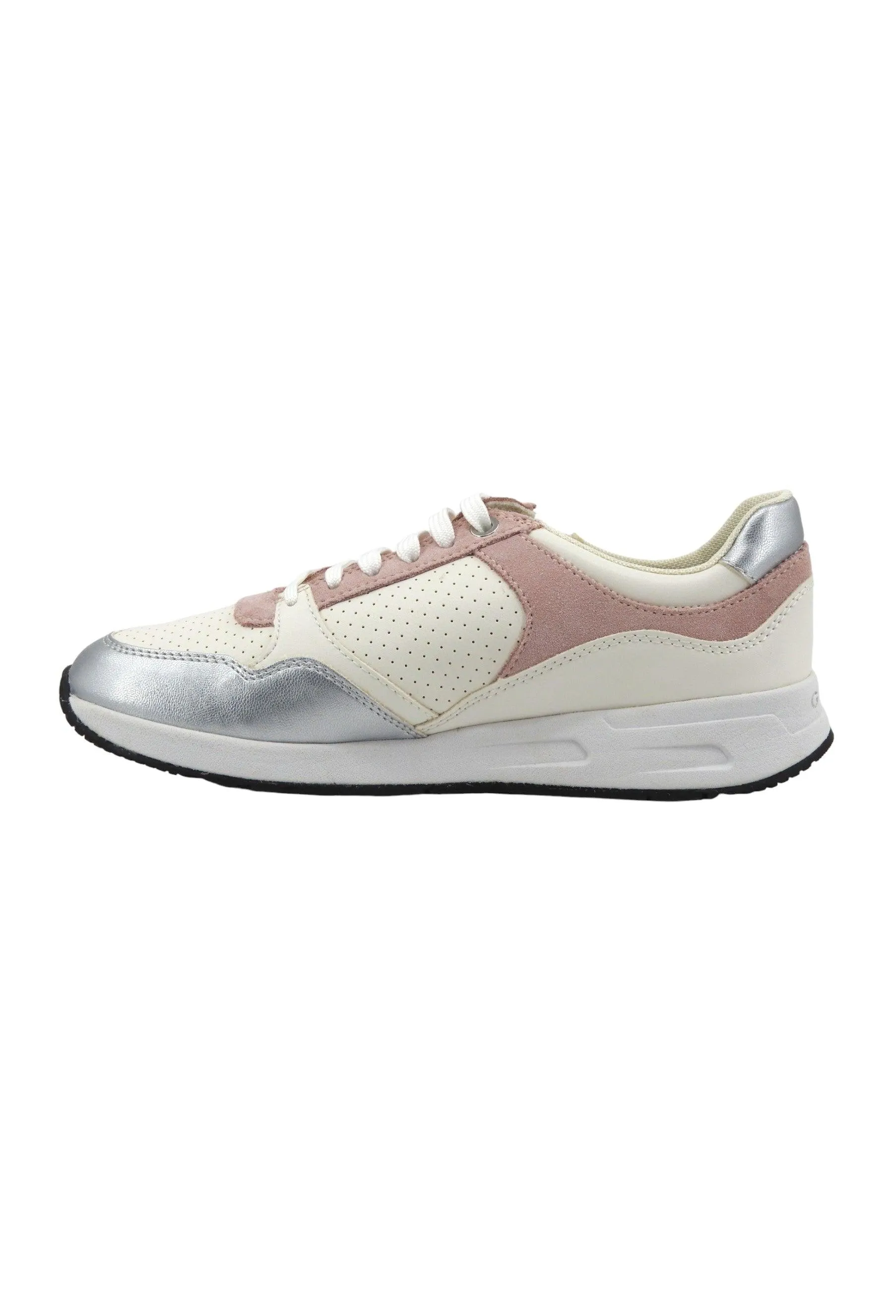 GEOX Bulmya Sneaker Donna White Rose D36NQB0BC22C1Z8W