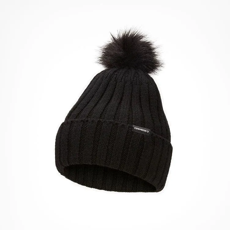 Gorro Converse Pom Negro