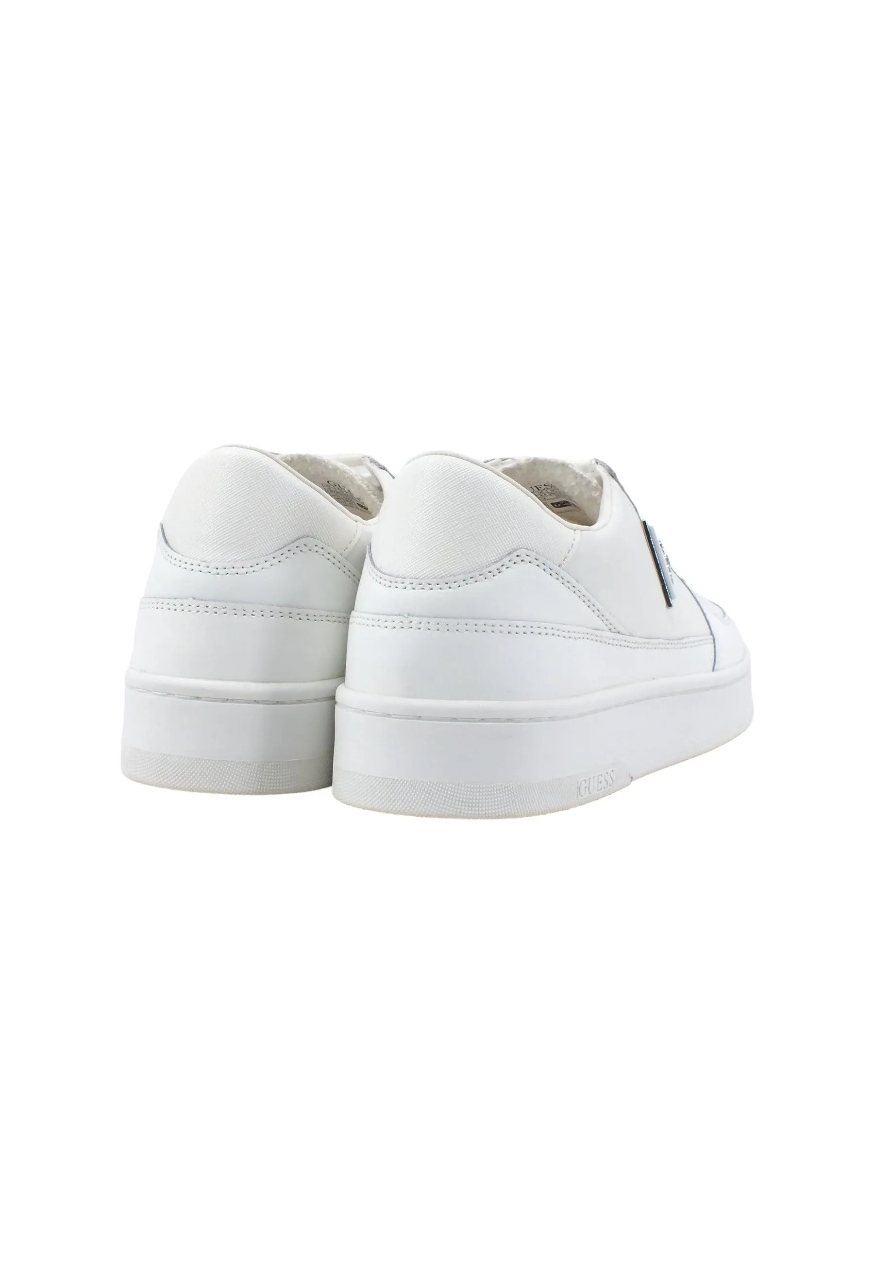 GUESS Sneaker Basket Ox Uomo White FM7SILLEA12