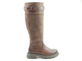 Heavenly Feet Long Brianna Full Zip Boot-CHOCOLATE