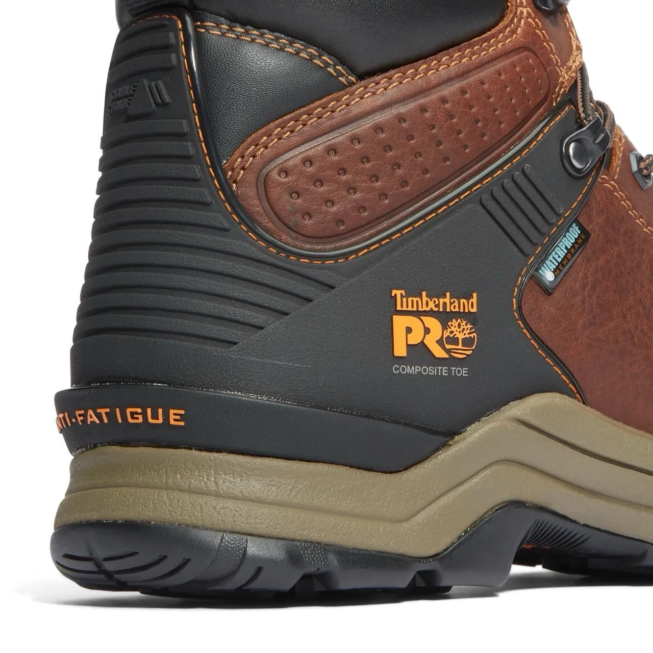 Hypercharge 6 Inch Composite-Toe Waterproof Work Boot Brown