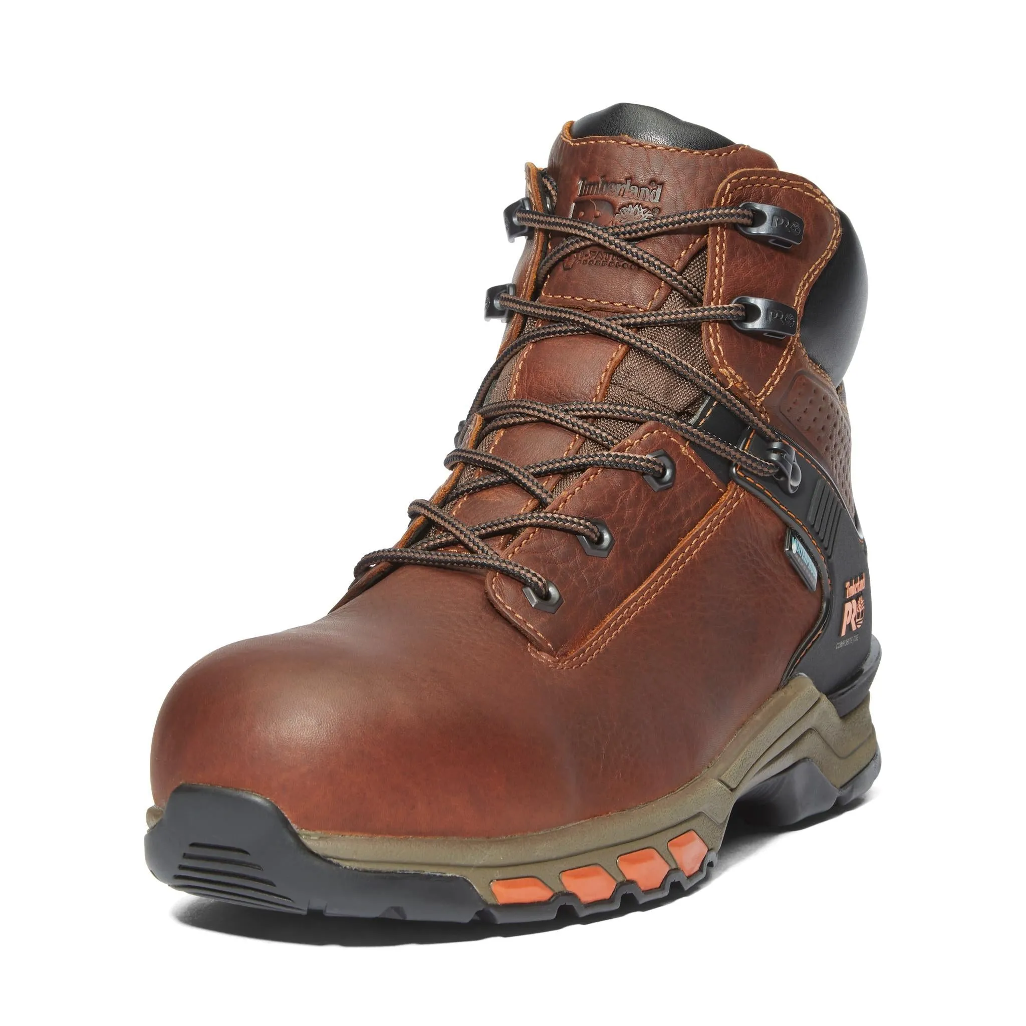 Hypercharge 6 Inch Composite-Toe Waterproof Work Boot Brown