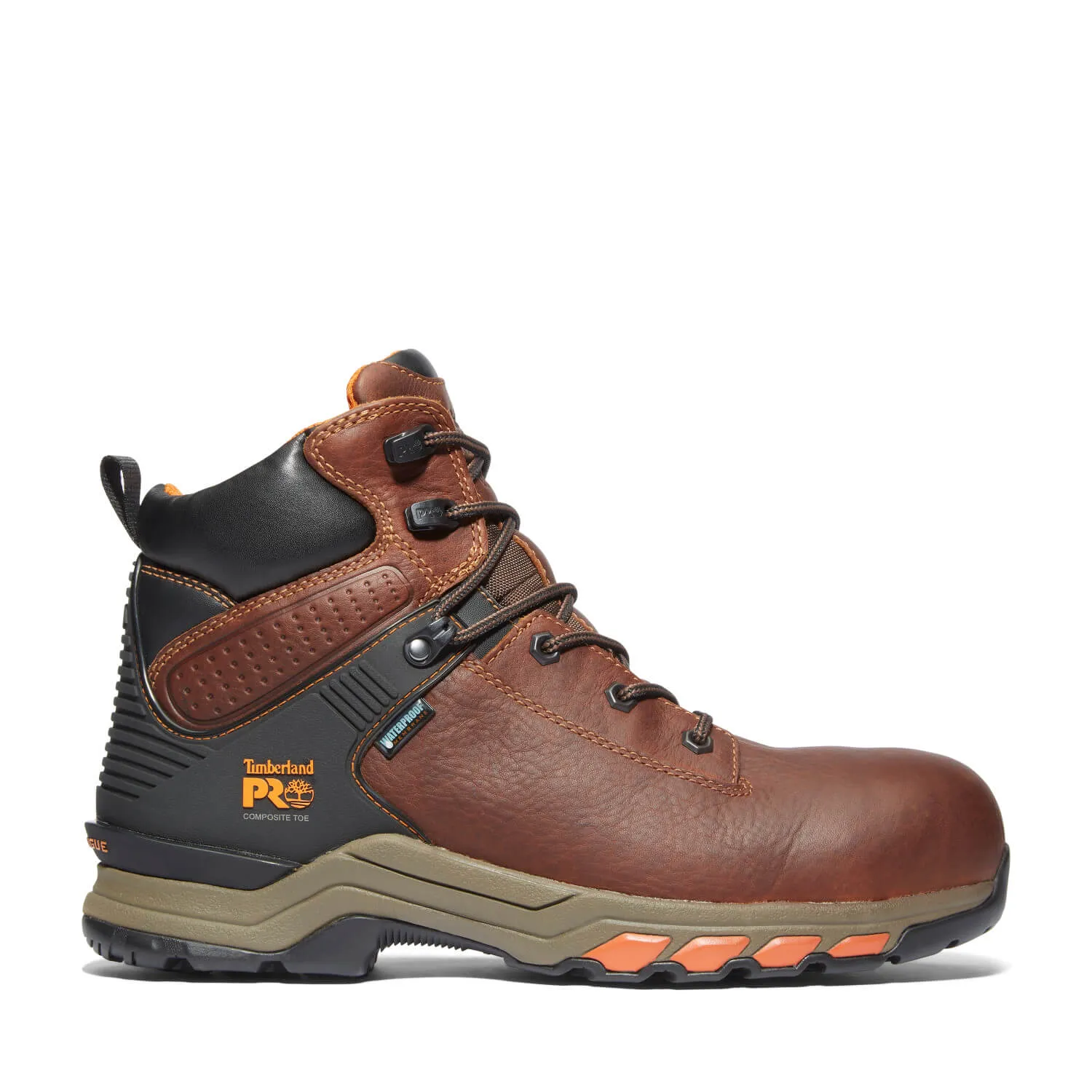 Hypercharge 6 Inch Composite-Toe Waterproof Work Boot Brown