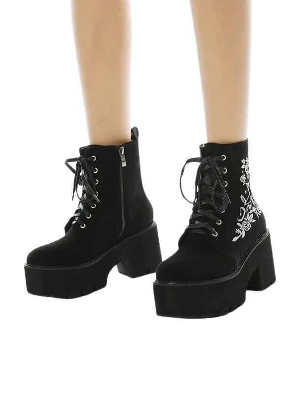 Kairos Velvet Ankle Boots