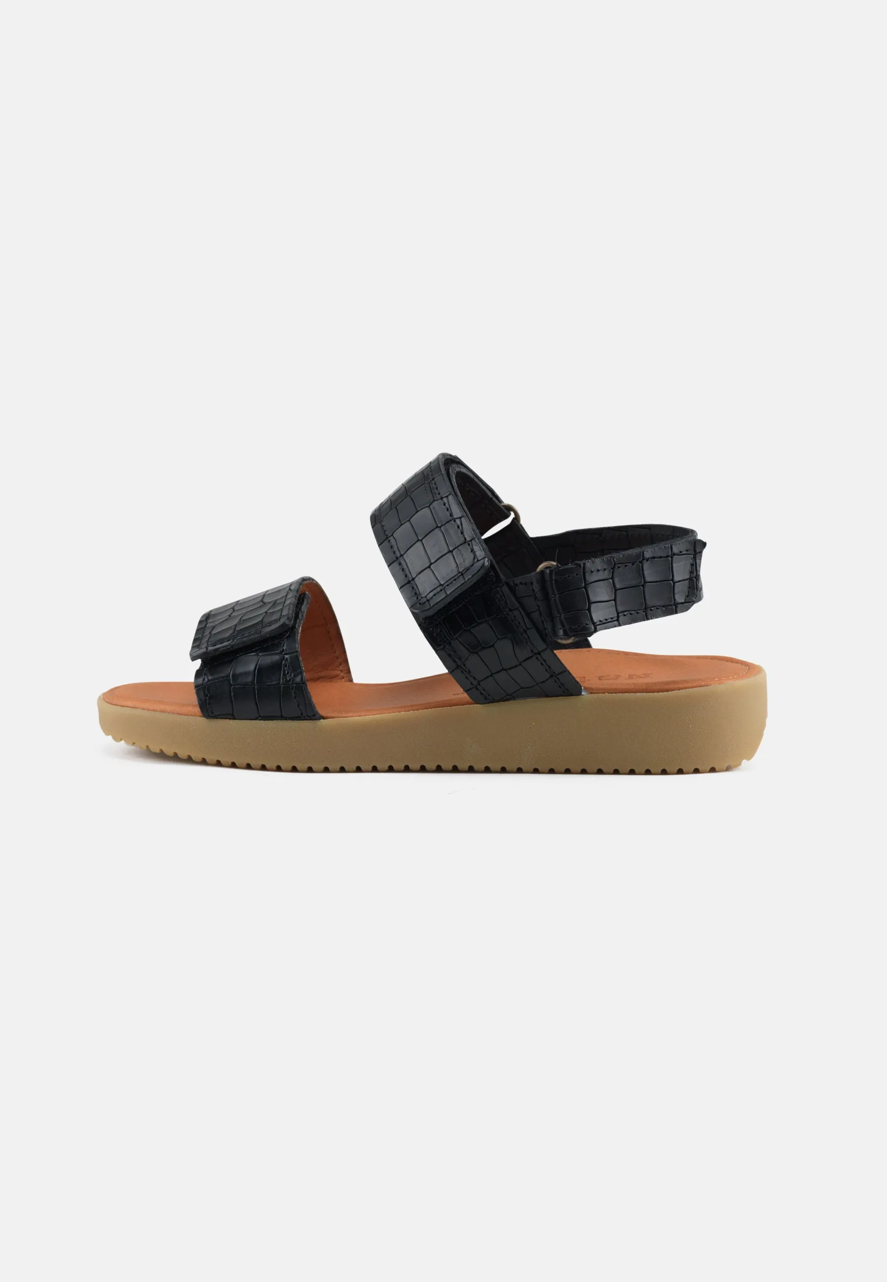 Karen Sandal Pull Up Leather - Black