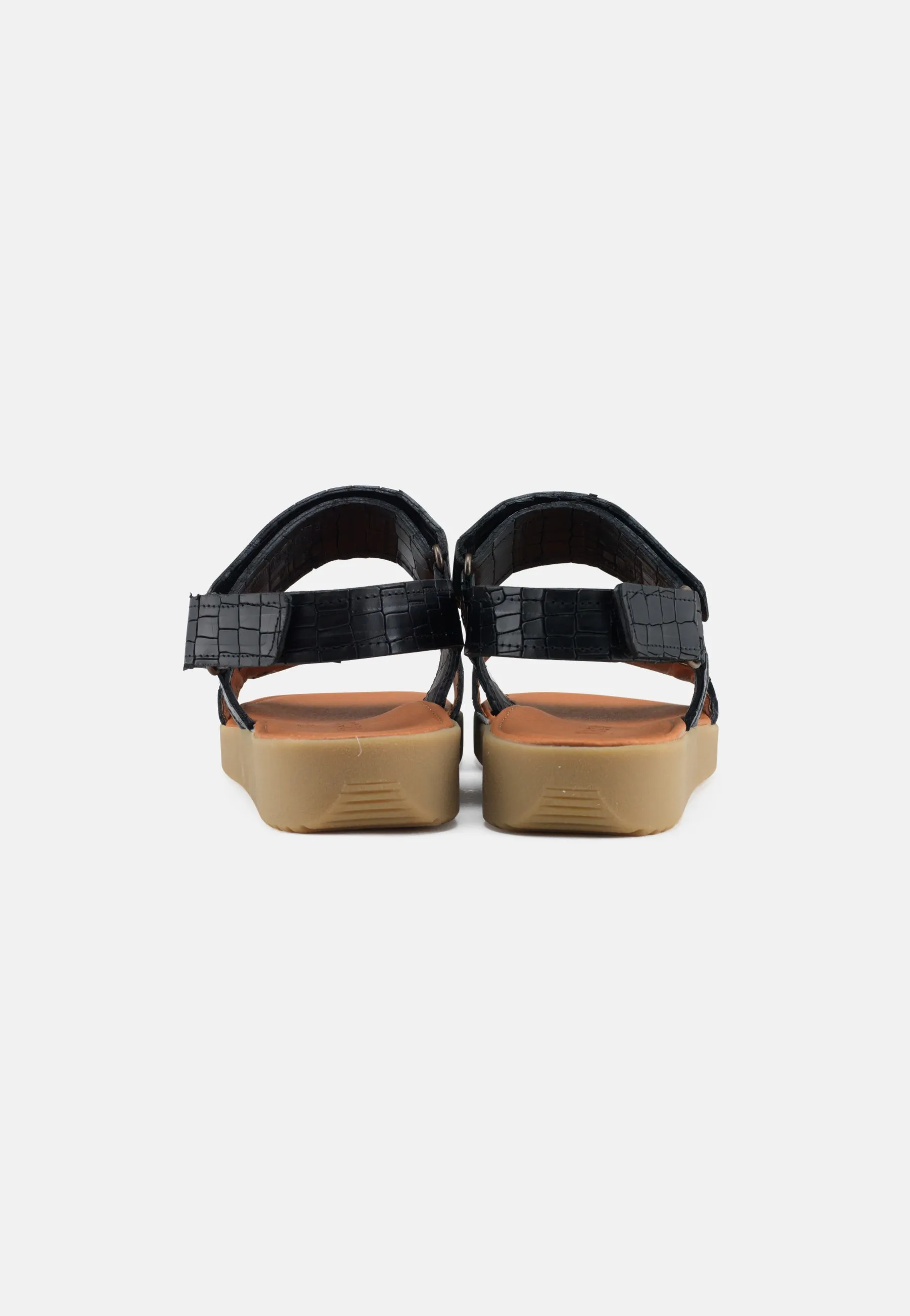 Karen Sandal Pull Up Leather - Black