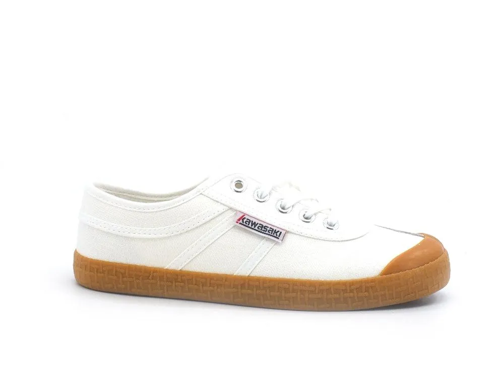 KAWASAKI Original Pure Shoe Sneaker Donna White K212441