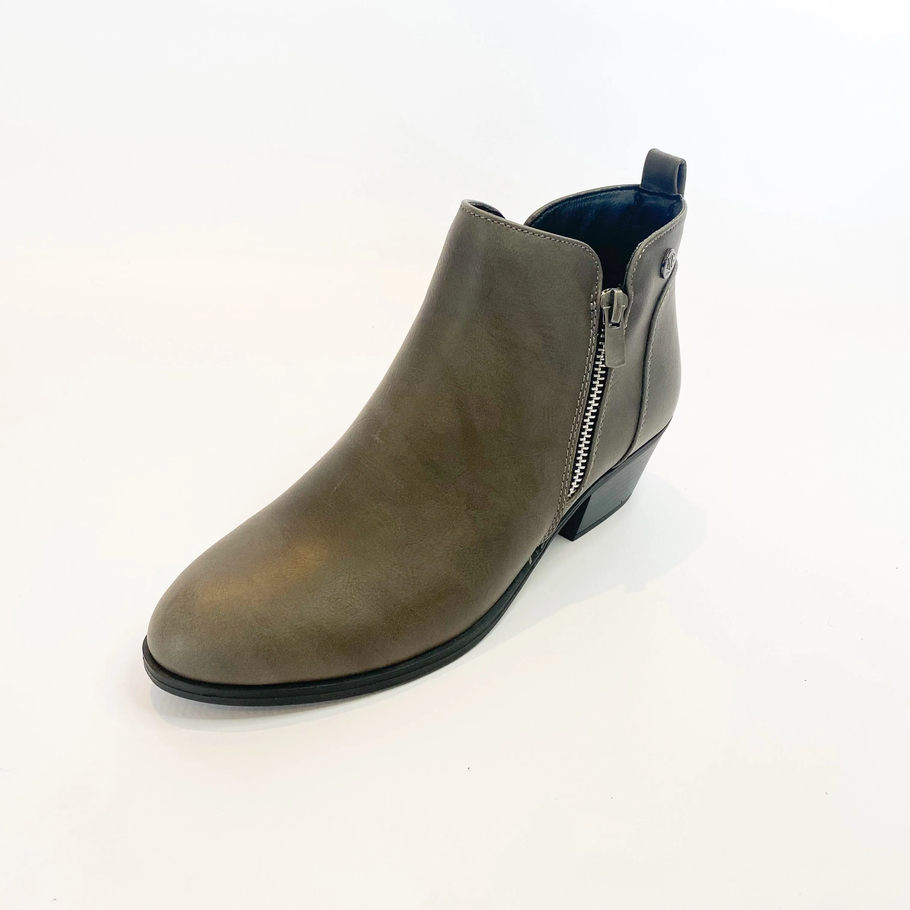 KG grey side zip boot